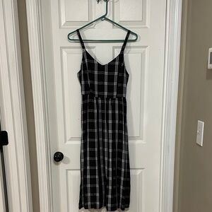 Old Navy 
Black and White Plaid Women's Dress